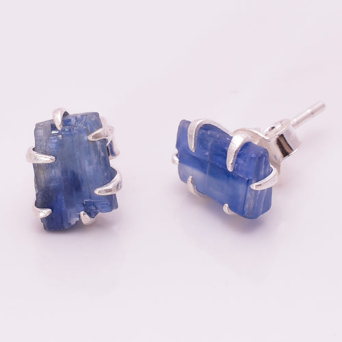 Blue Kyanite Claw Studs