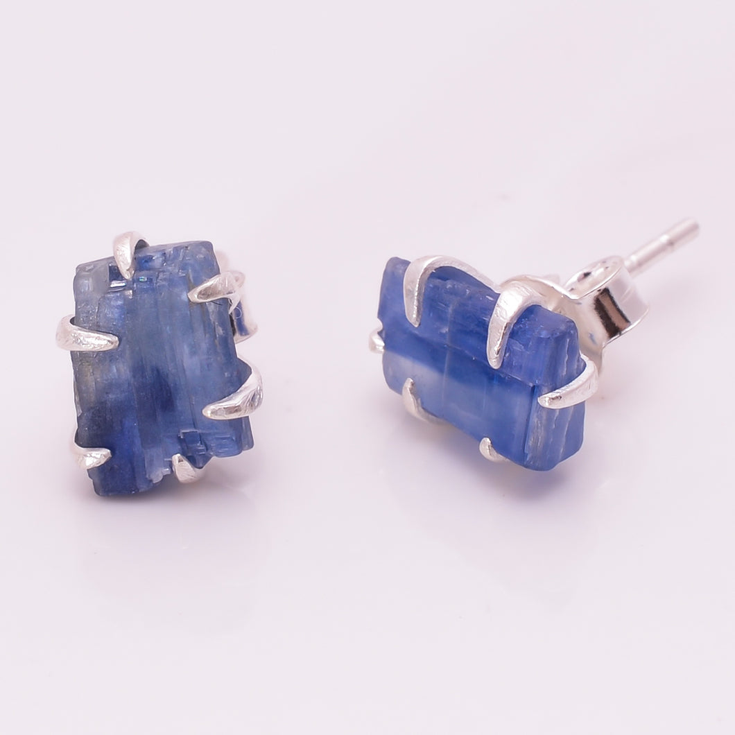 Blue Kyanite Claw Studs