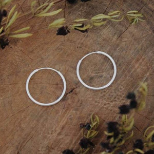 Silver Hoops S