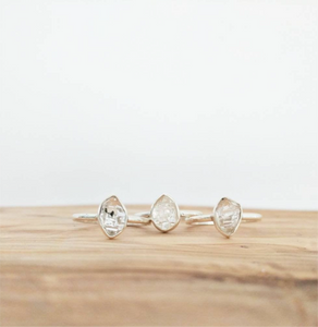 Herkimer Diamond Ring