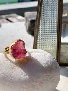 Raw Ruby Ring